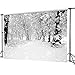 Mehofoto Winter Snowing Backdrops for Photography White Frozen Forest Background 7x5ft Christmas Vinyl Backdrops for Children Kids Photoshoot Home Party Decoration Photo Studio Props