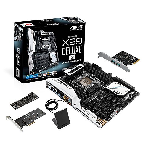 ASUS ATX DDR4 3000 LGA 2011-3 Motherboards X99-DELUXE/U3.1