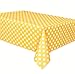Polka Dot Plastic Tablecloth, 108