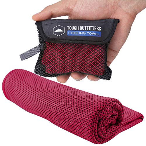 Cooling Towel – Cool Neck Wrap for Instant Relief – Cold Chilly Cloth for Summer Heat – Ideal for All Sports, Running, Hiking, Camping, Travels, Gym Workout, Fitness, Yoga & Golf – UPF 50