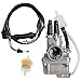 HIFROM Carburetor Carb + Throttle Gas Cable Replacement for Yamaha PW80 PW 80 Y-Zinger Yzinger 1983-2006 Dirt Bike