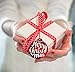 Christmas Gift Tags 60 Count with Untied String (15 Assorted Glitter, Foil, Printed Designs for DIY Xmas Present Wrap and Label Package Name Card)