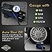 Motor Luxe Portable Air Compressor Pump 12V DC - Digital Tire Inflator with 100 PSI Pressure Gauge for Car - Auto Shut Off & Free Accessories