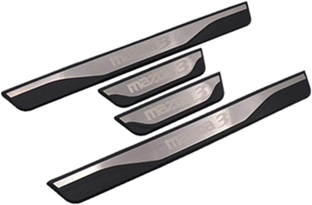 Door Sill Protectors for Mazda 3 Angxeira Axela 20142018, Door Sill
