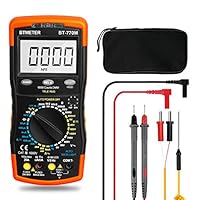 BTMETER BT-770M Auto Manual Ranging Optional True RMS Multimeter Tester Digital Avometer Voltmeter for AC DC Amp Ohm Volt Capacitance Voltage Current with Thermocouple for Automotive Electric Meter