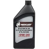 Mercury/Quicksilver 92-858077K01 Synthetic 0W30 Power Trim &amp; Steering Fluid 32 OZ. Qty: 1