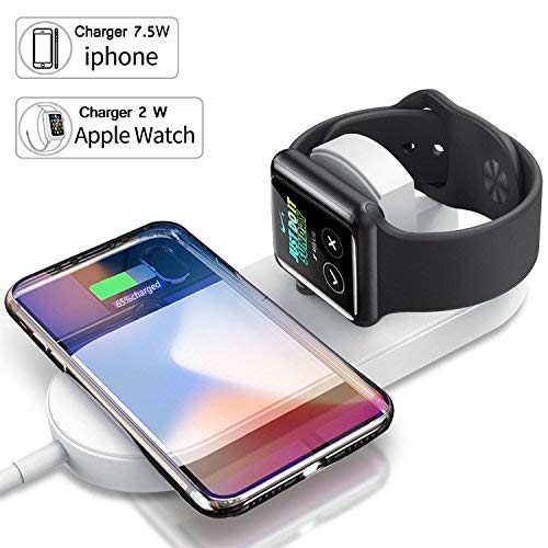 NOIHK Watch Charger Stand,Qi Wireless Fast Charger,Wireless Charger