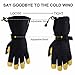 Ski Gloves, OZERO -40ºF Cold Proof Winter Thermal Glove for Men & Women - 150g 3M Thinsulate Insulation Insert and 5 inch Extra Long Sleeve - Water Resistant & Windproof & Breathable - (L / XL / XXL)