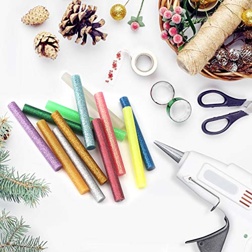 Mini Hot Glue, Enpoint 3.93 x 0.43 in Hot Glue Sticks for Glue Gun EVA Glitter Colored Hot Melt Adhesive Glue Sticks for DIY Art Craft General Repairs and Gluing Projects 36 Pack - Thumbnail 5