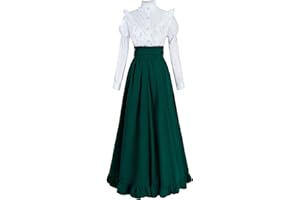 CR ROLECOS Victorian Dress Edwardian Renaissance Costume Women Medieval Vintage