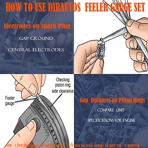 Engine Timing Light with Feeler Gauge 32 Blades,Inductive Timing Light