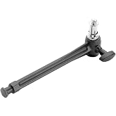 PHOCUS 6" Super Clamp Extension Arm with 5/8" Baby Pin Adapter | Offset Arm with Spigot as C Stand Accessories for Mounting Photo Studio Light, Strobe, LED Light or Camera