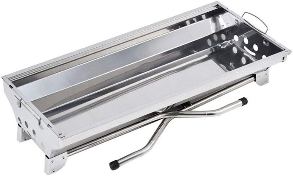 review ZJJ& BBQ Outdoor Barbecue Charcoal Barbecue Picnic Barbecue Stainless Steel Barbecue Tools Outdoor Barbecue Accessories