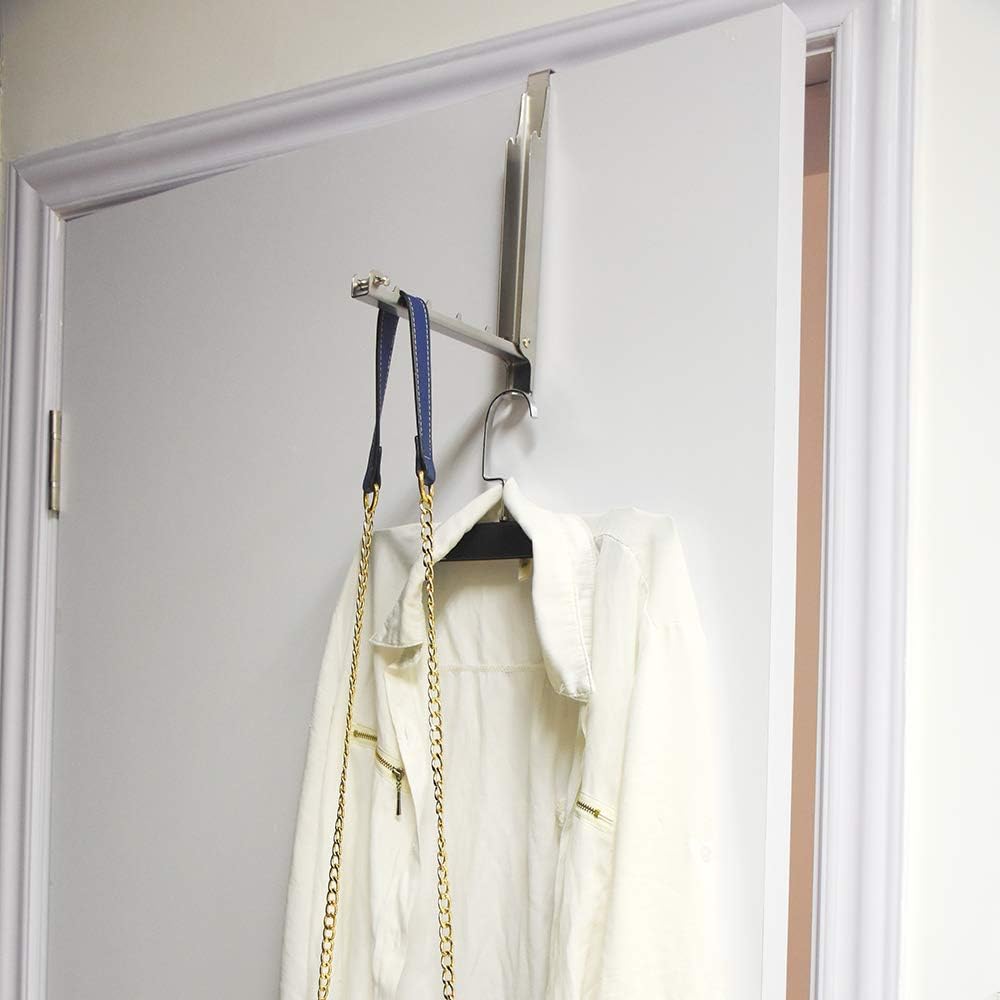 Office Doors King.J Over Door Hooks Pack for Clothes Fold Stainless