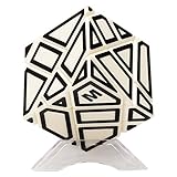 Twister.CK 3X3X3 Abnormity Cube Ghost Cube,3x3 Ghost Cube Puzzle with black Sticker,Speed Cube Puzzle New with Hollow out Stickers,Best Speed Cube Puzzle in the World,Brain Teasers for All Ages.