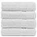 Bare Cotton Luxury Hotel & Spa Turkish Bath Towels, White, Set of 4