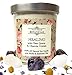 Healing Pure & Natural Soy Candle 8.5 oz 100% Natural & Non Toxic with Crystals, Lavender, Thyme & Chamomile Herbs & Essential Oils For Grief, Sadness, Anger, Loss; Wiccan Pagan Magick & Spiritualitythumb 2