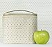Kate Spade New York Lunch Bag Cooler Tote Durable Insulated Canvas with Leak Proof Liner Soft Side Bag with Handle Strap, Cream, Tiny Deco Dot