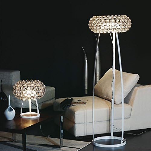 H69" X D20" Caboche Floor Lamp by Patricia Urquiola and Eliana Gerotto. Crystal Acrylic Balls Chandelier Ceiling light fixture