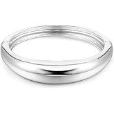 Joya Love Chunky Gold Cuff Bangle Bracelets For Women Statement Minimalist Thick Gold Hinge Wrist Cuff Bracelets For Women Trendy Jewelry