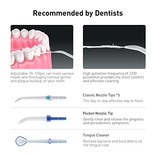 image for Fiery Youth Water Flosser 1000ML Capacity Electric Dental Oral Irrigat