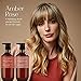 Theorie Amber Rose Hydrating Conditioner- Refresh & Hydrate, Irresistible Scent of Rose, Jasmine & Amber, Suited For All Hair Types-Color & Keratin Treated Hair, 800ML