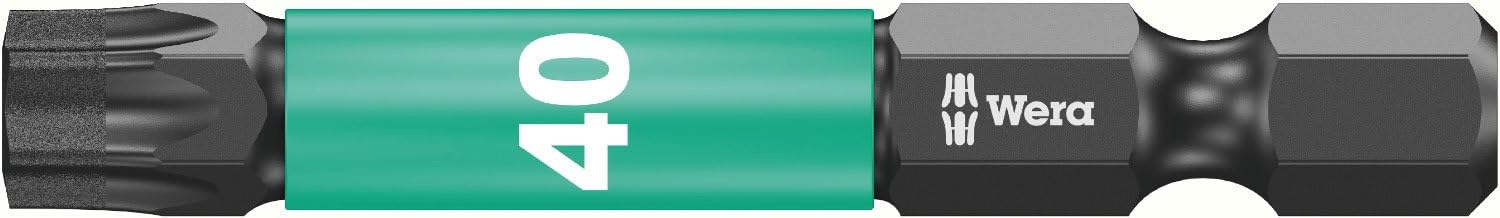 Wera - 867/4 IMP DC SB Impaktor bits, TX 40 x 50 mm, Multi-colour, TX40