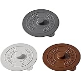 Silicone Cup Covers (Set of 3) ， Multicolored Silicone Lids for Mugs, Cups, Tea Pots,Flexible Mug Covers，Hot Cup Lids for Coffee & Tea