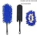 Sackorange Dash Duster - Microfiber Multipurpose Duster - Car and Home Interior Use - Professional Detailing Tool -Lint Free - Unbreakable Comfort Handle (Set of 2)