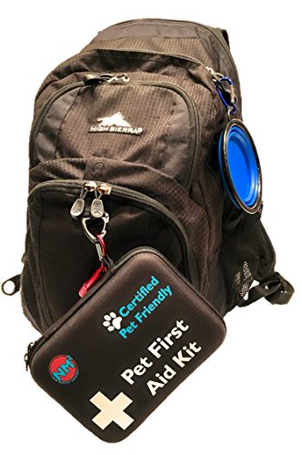Pet First Aid Kit | 45-Piece First Aid Kit for your Pets | Perfect for Home, Travel, Camping, & Hiking | Comprehensive Pet Emergency Care Handbook | Certified Pet Friendly | FDA Approved | Free Bowls - Thumbnail 7