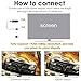 Superwang MiraScreen Dongle 1080P HDMI AV Adapter Cable for Connect Samsung Galaxy S6 S7 S8 Plus Note 8/5/4/3 iOS Apple iPhone iPad Tablet PC to HD TV