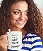 Famiworths15 oz Large Funny Coffee Mug: My Cup Of Get Shit Done Unique Ceramic Novelty Gag Gift for Men & Women Who Love Tea Mugs & Coffee Cups