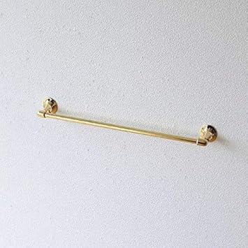 Amazon タオルハンガー アンティーク 真鍮 ゴールド 金色 おしゃれ タオル掛け 洗面所 トイレ キッチン デザイン シンプル ブラスタオルバー Gpシングル Ydj7567 タオルバー