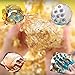 Gold Leaf Gold Foil Imitation Gold Leaf, Silver Leaf, Rose Gold Leaf for Slime, Arts, Gilding Crafting, Decoration, 300 Pieces