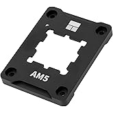 Thermalright AM5 Secure Frame Black V2,AM5 CPU Holder, Corrective Anti-Bending Fixing Frame, All Aluminum Alloy+Insulation pa
