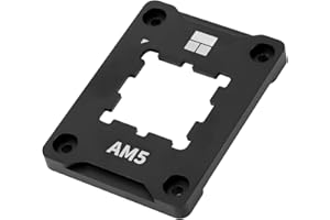 Thermalright AM5 Secure Frame Black V2,AM5 CPU Holder, Corrective Anti-Bending Fixing Frame, All Aluminum Alloy+Insulation pa