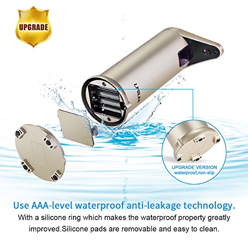 LPOLER Soap Dispensers, 280ML Automatic Touchless Stainless Steel Soap Dispensers Lotion Dispensers, IR Infrared Motion Sensor Hand Free Dish Soap for Kitchen and Bathroom [Upgraded] - Thumbnail 6