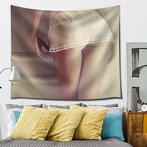 Lingerie Model Portrait - Fabric Tapestry, Home Decor - 51x60 inches
