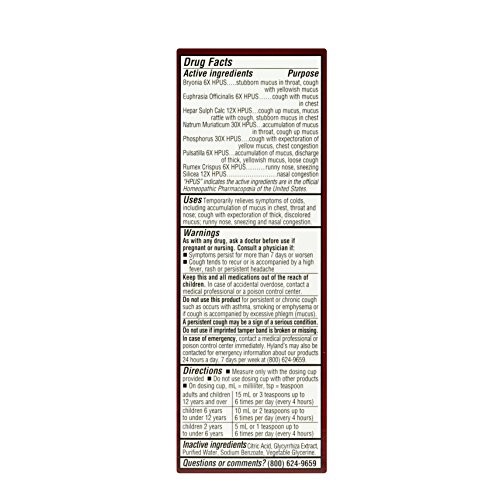 Hyland's Cold and Cough Mucus Relief Decongestant Defend by Homeopathic