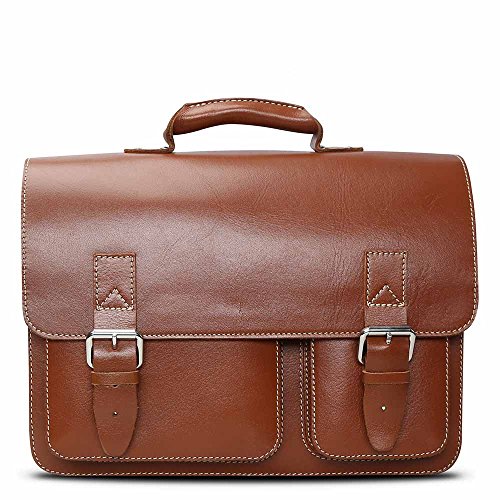 branded leather office bags