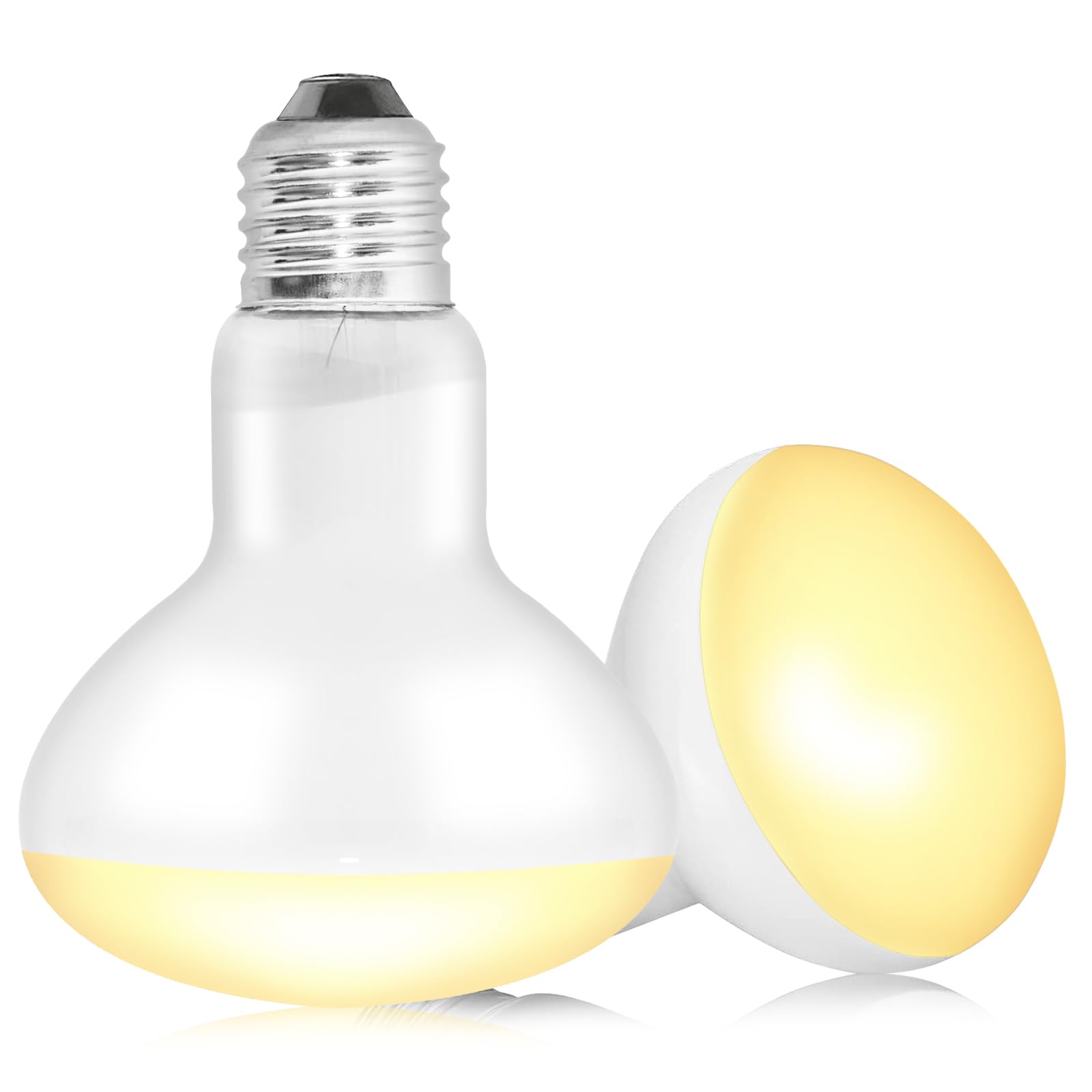 Tararium 2 Pack 100W Reptile Heat Lamp Bulb E27 Tortoise Basking Light Bulb Dimmable UVA+UVB Daylight Heating Bulb for Vivarium/Lizards/Bearded Dragon/Snakes/Puppies/Chicks/Amphibian