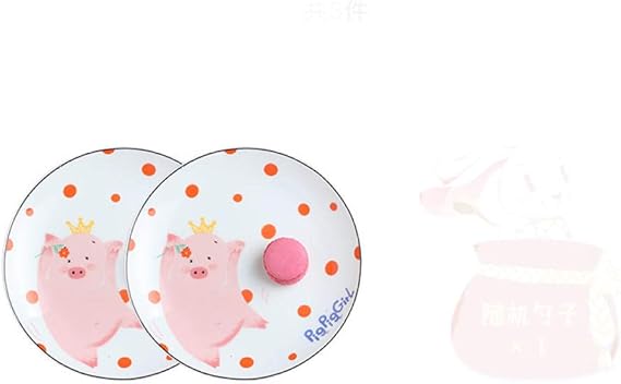 Abbay Plato Plato De Dibujos Animados Lindo Plato Hogar Vajilla De