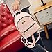 Cinidy Women's New Backpack Travel Handbag School Rucksack (Pink)