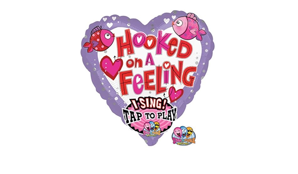 amazon com 28 hooked on a feeling valentine sing a tune balloon toys games