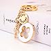 Jzcky Shzrp Four-leaf Clover Crystal Rhinestone Keychain Key Chain Sparkling Key Ring Charm Purse Pendant Handbag Bag Decoration Holiday Gift