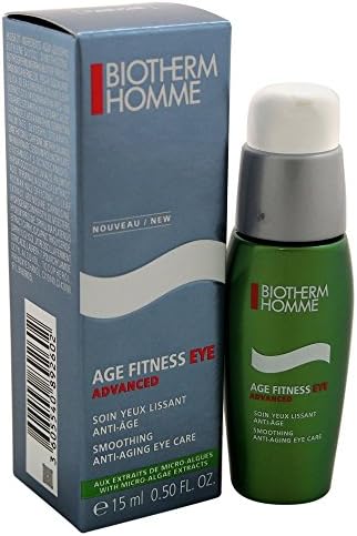 Biotherm Homme Age Fitness Advanced Smoothing Anti-Aging Eye Care, 0.5 Ounce