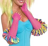 Forum Novelties Women's Circus Sweetie Fishnet Glovelettes, Multi, One Size