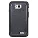 LG Ultimate 2 Case, SOGA Hybrid Grid Armor Case for LG Ultimate 2 / L41C - Black/Black [SWG226]