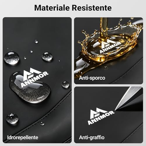 ANNMOR Borsa Palestra, 57L Capiente Gym Bag Uomo con Scomparto Scarpe Separato & Tasca Impermeabile