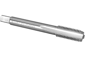 Burkit M10 X 1.25 Thread Tap Right Hand, HSS M10 x 1.25 Straight Fluted Machine Tap